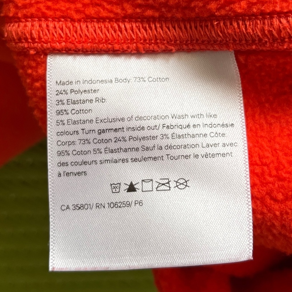lululemon All Yours Hoodie Graphic Size Small Warm Coral Orange - Picture 6 of 8